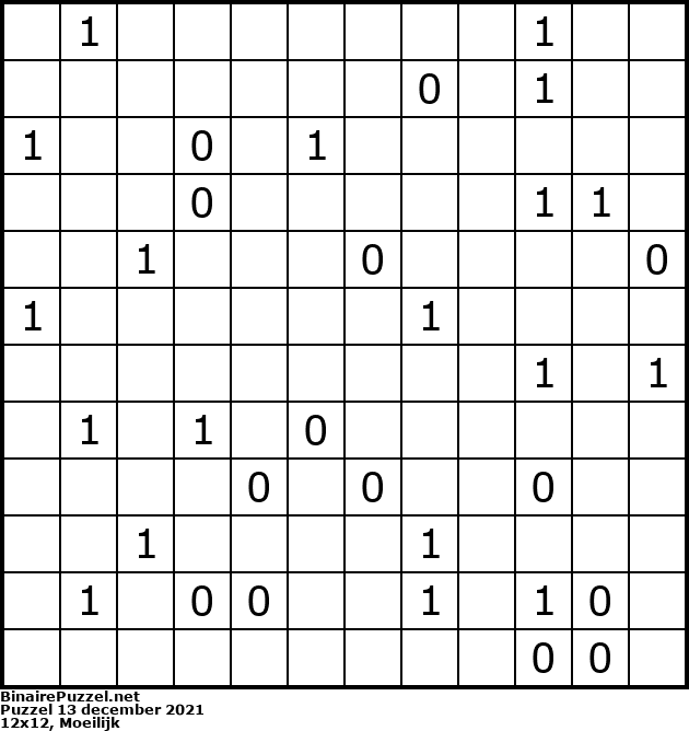 Binaire Puzzel