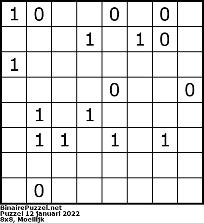 Binaire Puzzel