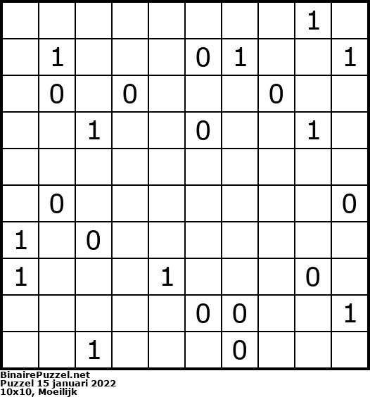 Binaire Puzzel