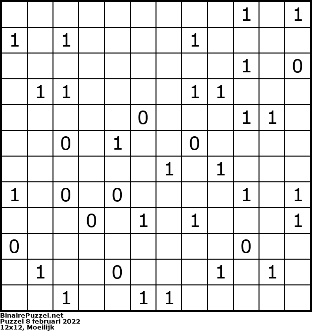 Binaire Puzzel