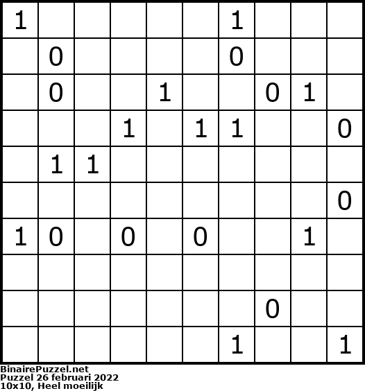 Binaire Puzzel