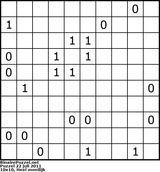Binaire Puzzel