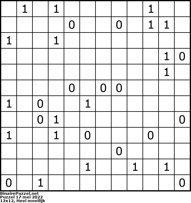 Binaire Puzzel