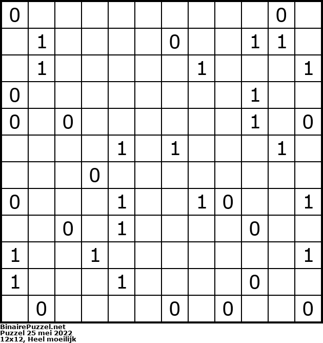 Binaire Puzzel