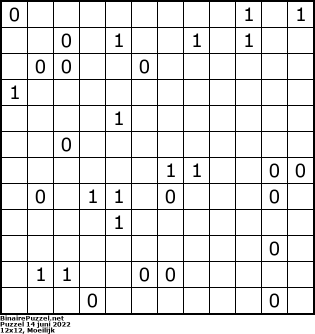Binaire Puzzel