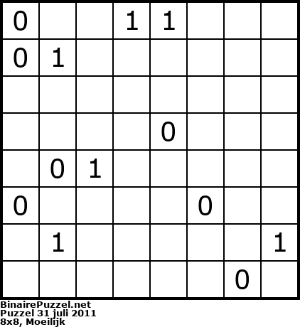 Binaire Puzzel