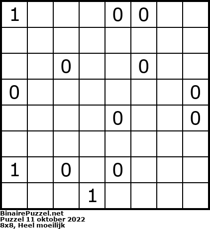 Binaire Puzzel