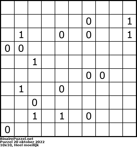 Binaire Puzzel