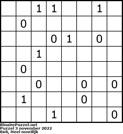 Binaire Puzzel