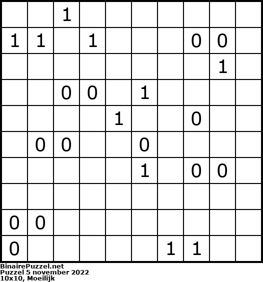 Binaire Puzzel
