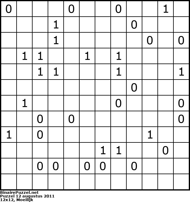 Binaire Puzzel