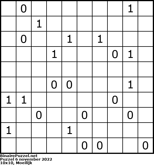 Binaire Puzzel
