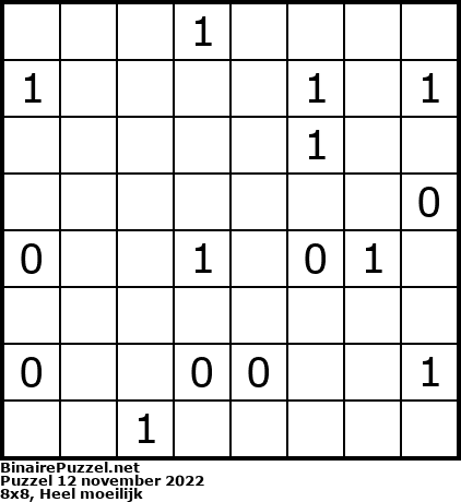 Binaire Puzzel