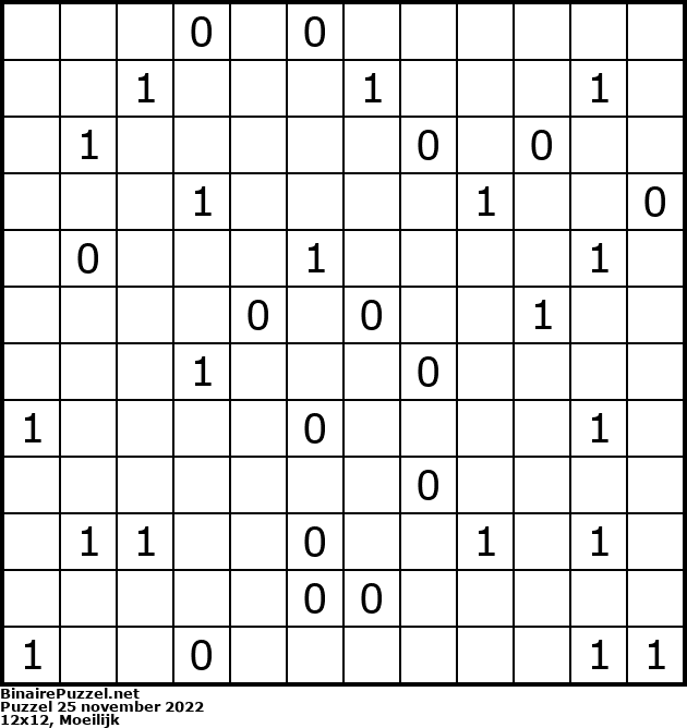 Binaire Puzzel