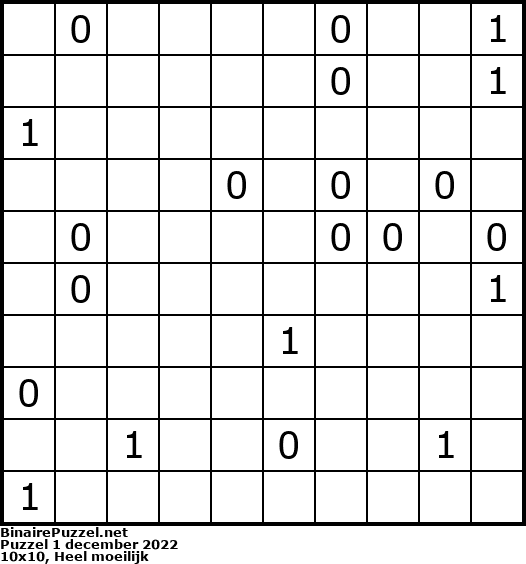 Binaire Puzzel
