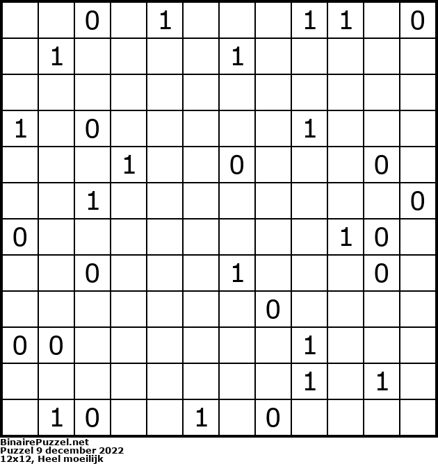 Binaire Puzzel