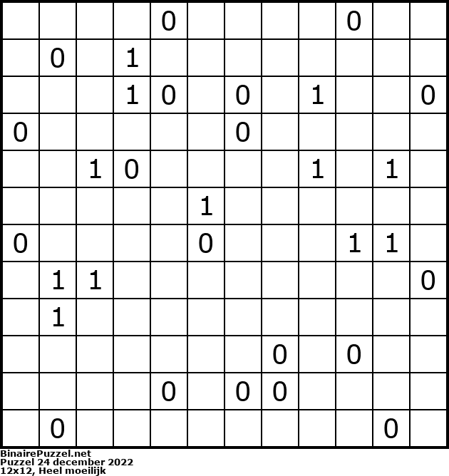 Binaire Puzzel