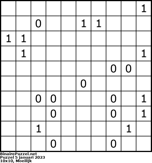 Binaire Puzzel
