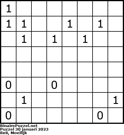 Binaire Puzzel