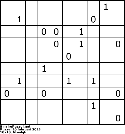 Binaire Puzzel