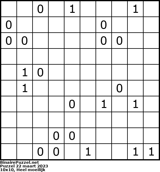 Binaire Puzzel