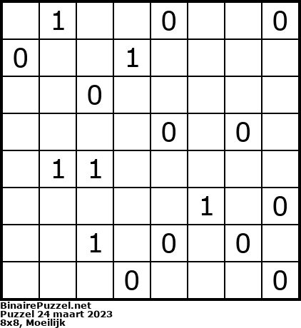 Binaire Puzzel