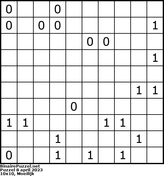 Binaire Puzzel
