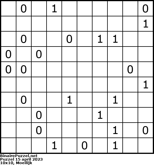 Binaire Puzzel
