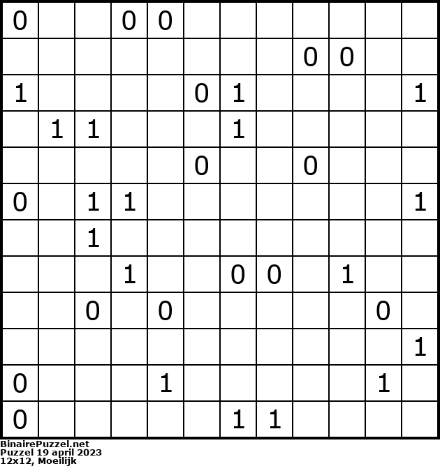 Binaire Puzzel