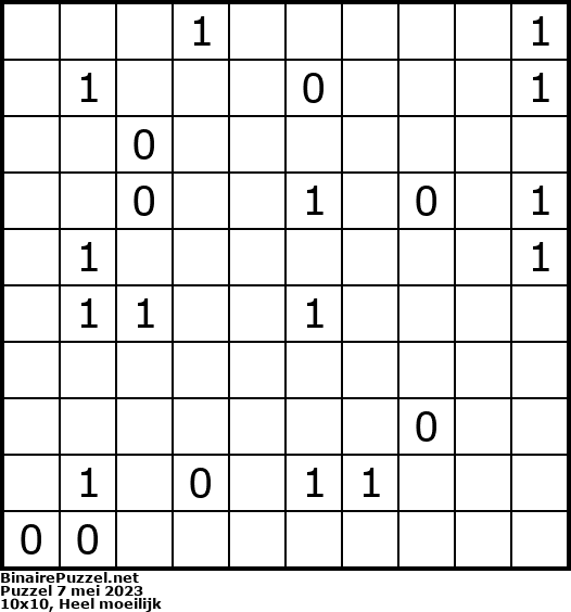 Binaire Puzzel