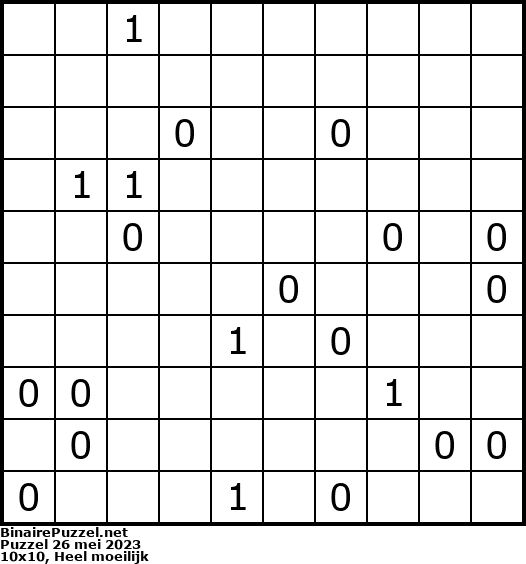 Binaire Puzzel