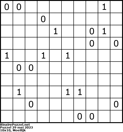 Binaire Puzzel