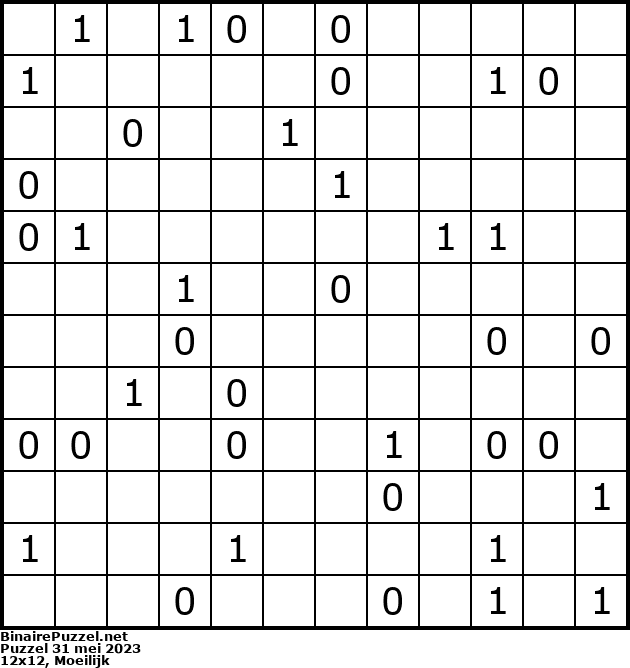 Binaire Puzzel