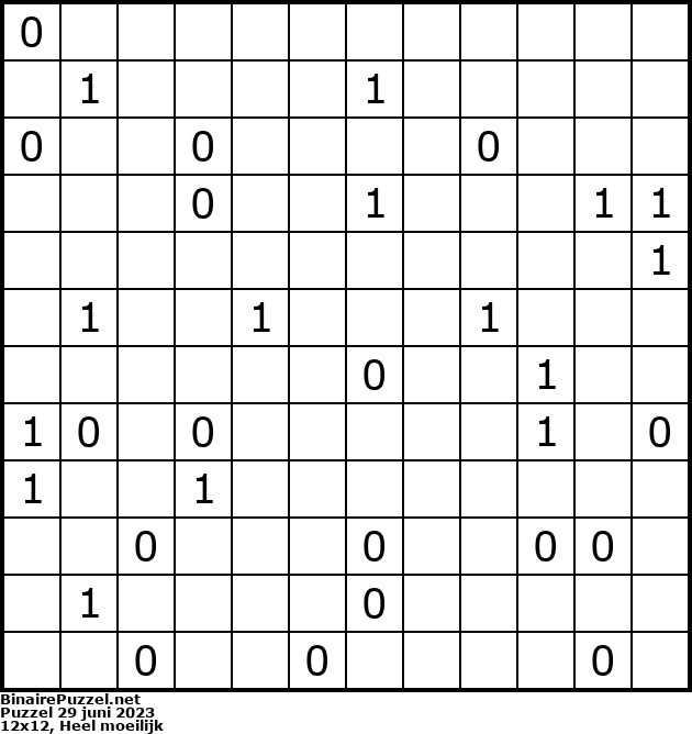 Binaire Puzzel