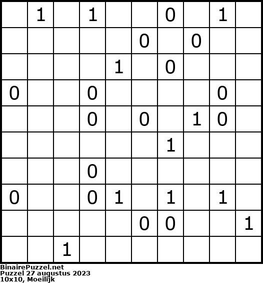 Binaire Puzzel