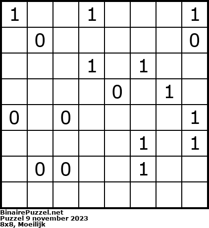 Binaire Puzzel