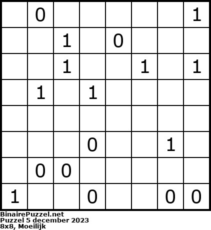 Binaire Puzzel