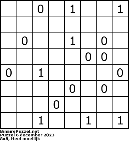 Binaire Puzzel