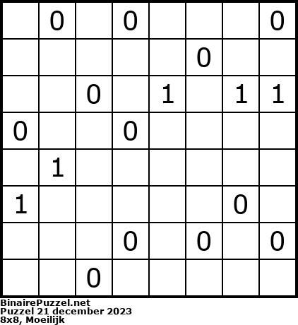 Binaire Puzzel