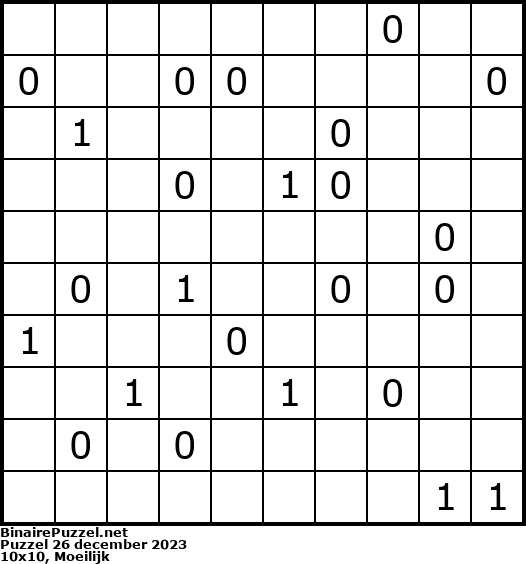 Binaire Puzzel