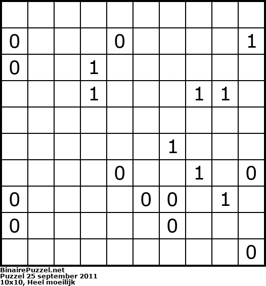 Binaire Puzzel