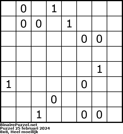Binaire Puzzel
