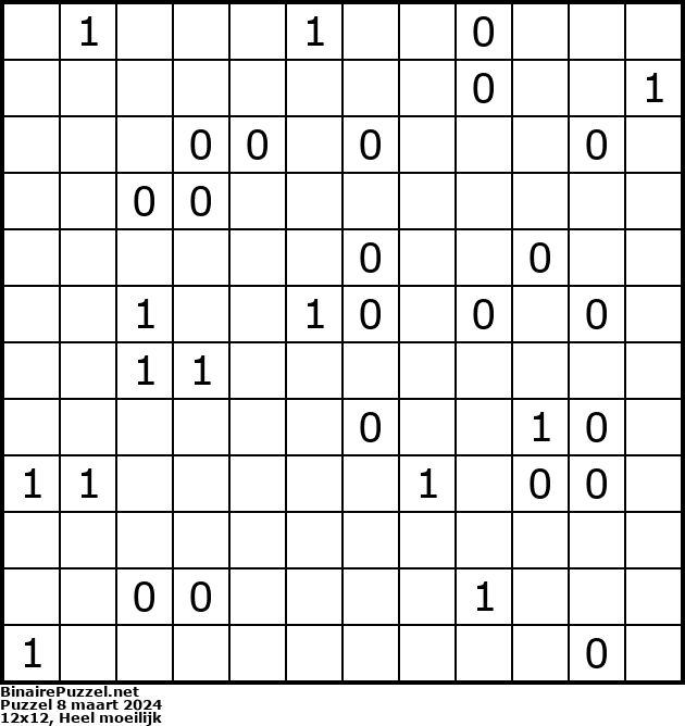 Binaire Puzzel