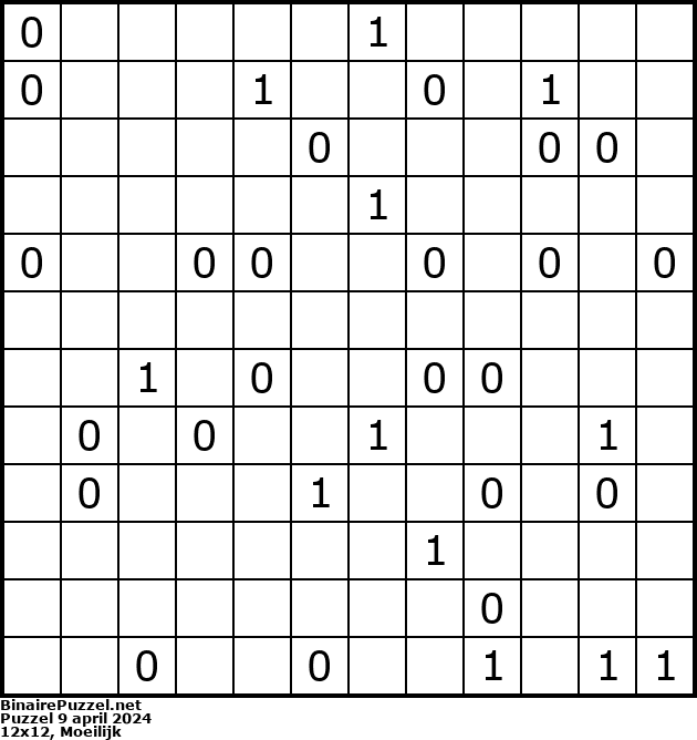 Binaire Puzzel
