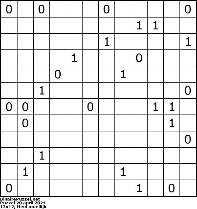 Binaire Puzzel