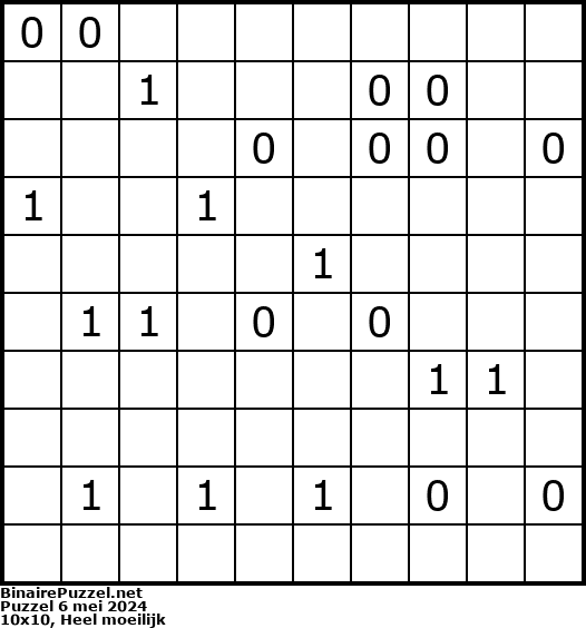Binaire Puzzel