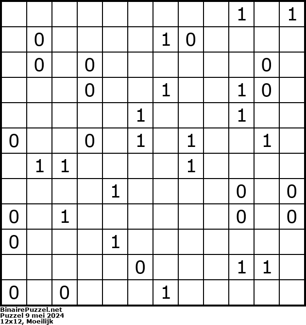 Binaire Puzzel