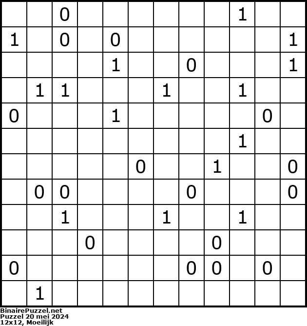 Binaire Puzzel