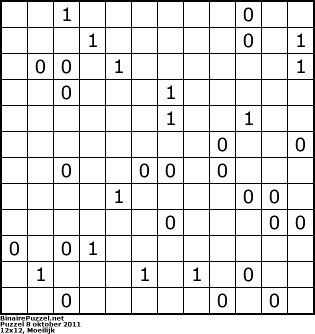 Binaire Puzzel