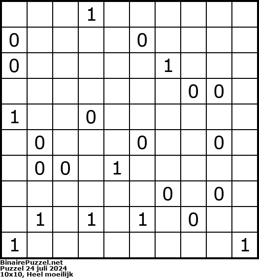 Binaire Puzzel